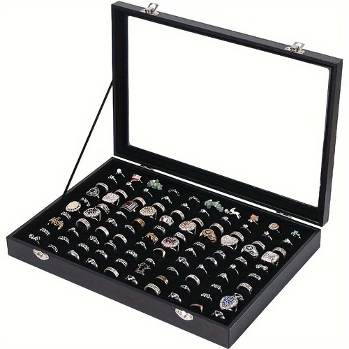 100 slot ring display box - 100,