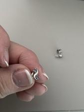 Small Stud Tanzanite and Silver Earrings 925 Sterling Silver