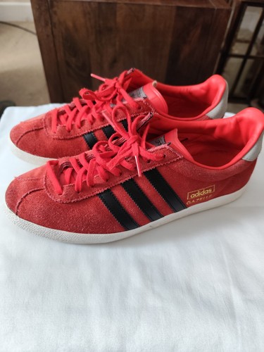 Adidas gazelle men red - adidas, suede