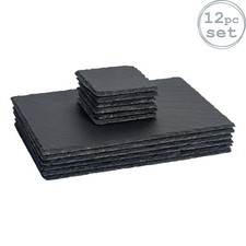 12 Piece Square Slate
