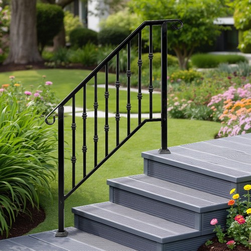 Wrought iron handrail picket - wrought,