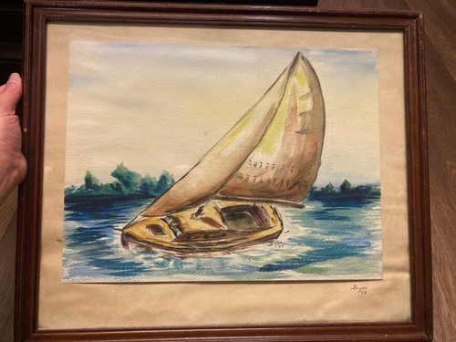 Mcm painting signed bryan 53 - painting,