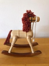 Small Wood+Wool Childs Rocking