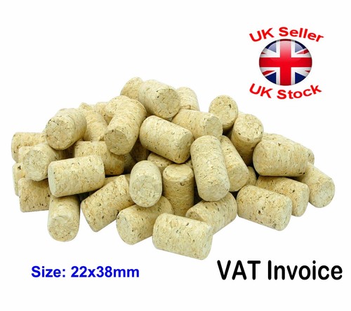 Corks 22x38mm natural straight - corks,