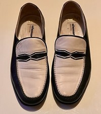 Stemar Black & White Leather