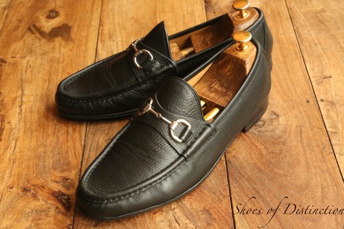 Gucci black leather silver - leather,