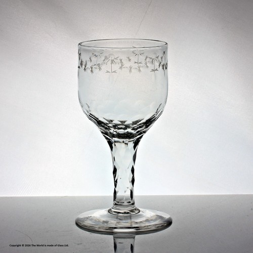 Georgian engraved facet cut