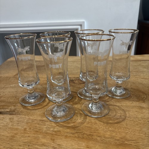 Set vintage glass - glass, pony