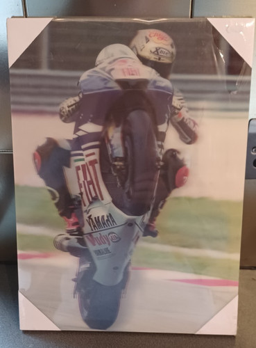 Motorbike racer framed - motorbike,