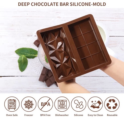 Silicone chocolate bar - chocolate,