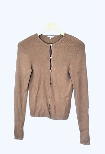 Jigsaw brown ribbed - brown, long