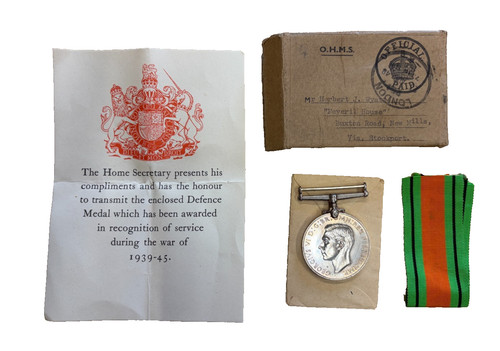 Ww2 british defence medal - ww2,