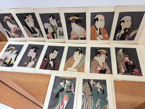 Toshusai sharaku woodblock - sharaku,