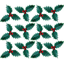 Holly Berry Cake Topper 4cm