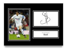 Raul Blanco Signed A4 Photo Autograph Real Madrid Spain Gift Display + COA
