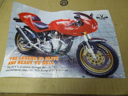 Vincent rtv motorcycle - rtv,