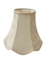 Vintage Cream Damask Lamp