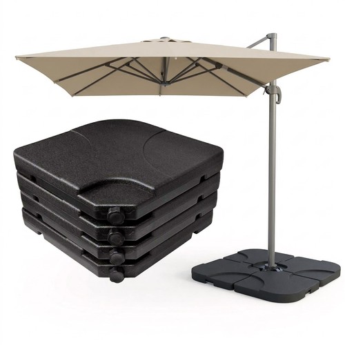 Cantilever square parasol base - square,