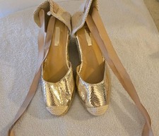 Women's Brown Wedge High Heel