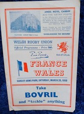 Wales v France:Rare official