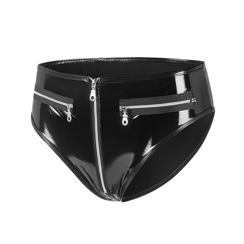 Wet look shiny womens panties - wet,