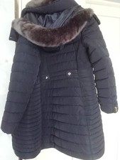 Joules women's long black jacket