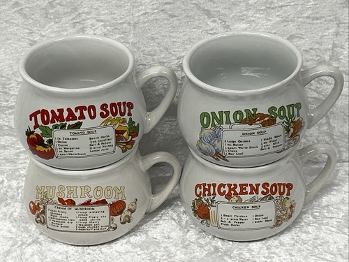Recipe soup mugs bowls - soup, set