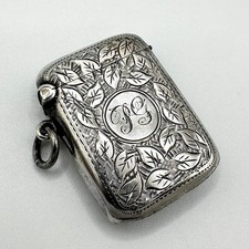 EDWARDIAN VESTA CASE STERLING
