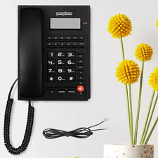Loud Corded Telephone Desk Landline Phone Desktop House Phone for Seniors Caller