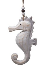 Rustic Whitewashed Seahorse