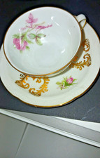 Zeh Scherzer Bavaria Germany Tea Cup And Saucer