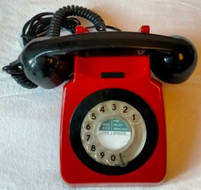 GPO 746  RED/BLACK TELEPHONE
