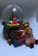 BOXED Past Times Christmas Victorian Toys Water Globe glass glitter snow
