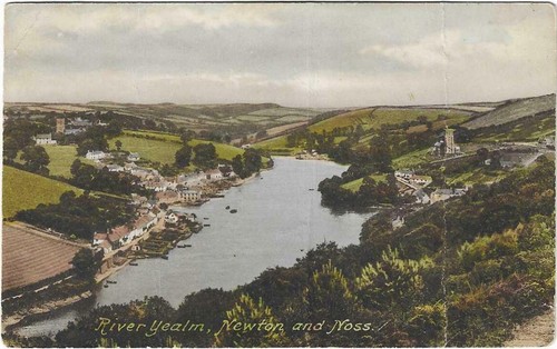 Postcard vintage frith river - postcard,