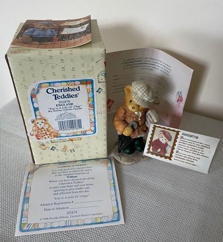 Cherished teddies 1996 william - teddies,
