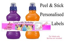 Princess Birthday Party labels