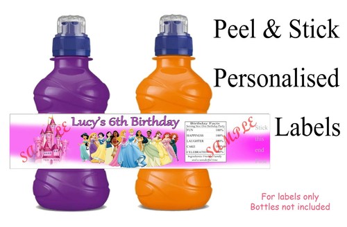 Princess birthday party - birthday, labels