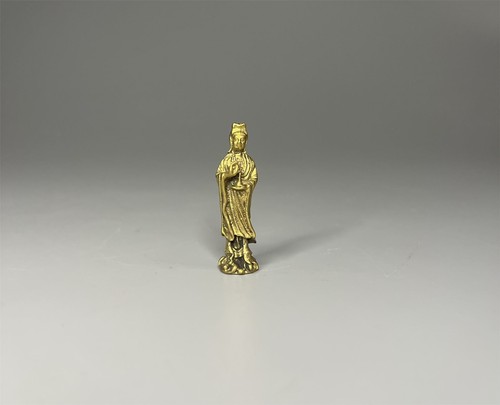Miniature brass figurine - miniature,