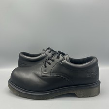 Dr Martens 13711 Black Leather Industrial Steel Toe Safety Work Shoes UK 5 EU 38