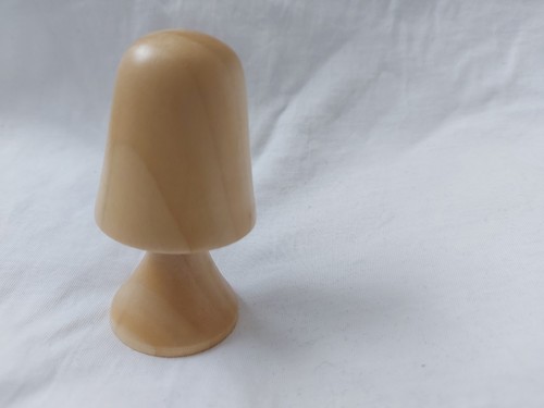 Turned wooden mushroom made - wooden,