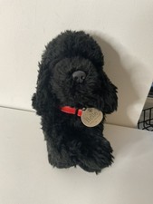 Keel dog Black Plush Poodle Belle 35cm Long puppy collar friends 