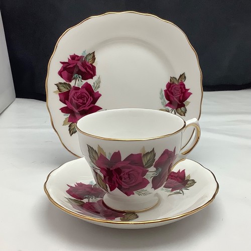 Vintage china tea trios - trios,