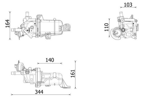 Cooler exhaust gas - cooler,,