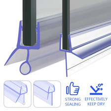 BATH SHOWER SCREEN DOOR RUBBER SEAL STRIP GLASS FOR THICKNESS 4-6MM GAP 7-23MM
