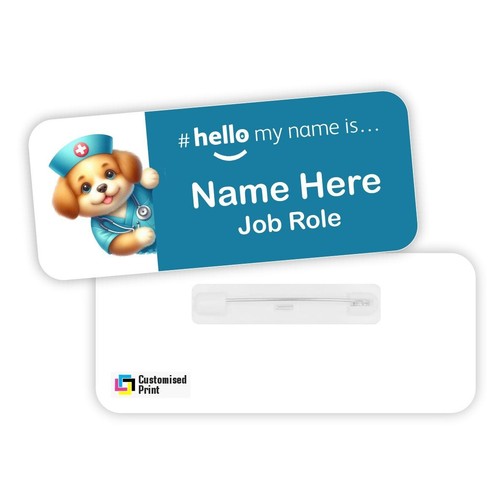 Hello name badge student - my,