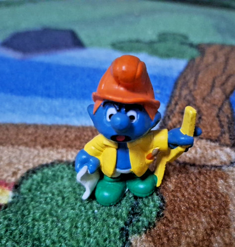 Vintage smurf smurfs figure - smurf,