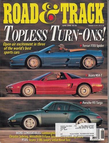 Road track june 1996 - 1996, –