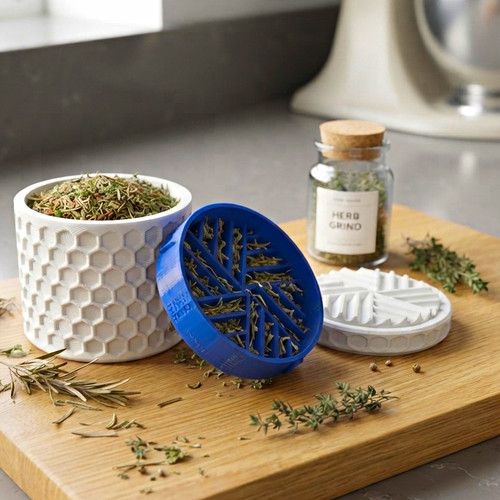 Honeycomb modular herb - honeycomb, grinder