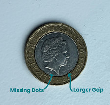 Rare 1707-2007 2 Pound Coin