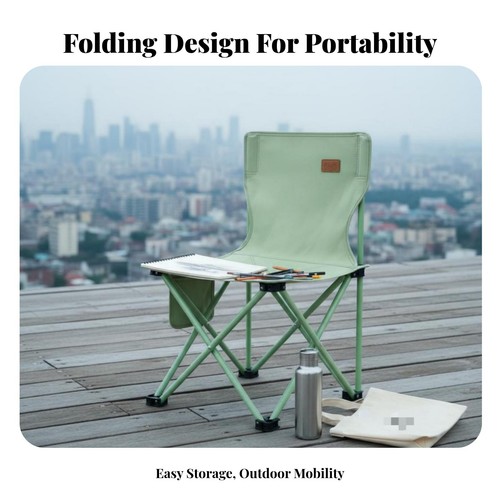 Space saving folding stool - folding,
